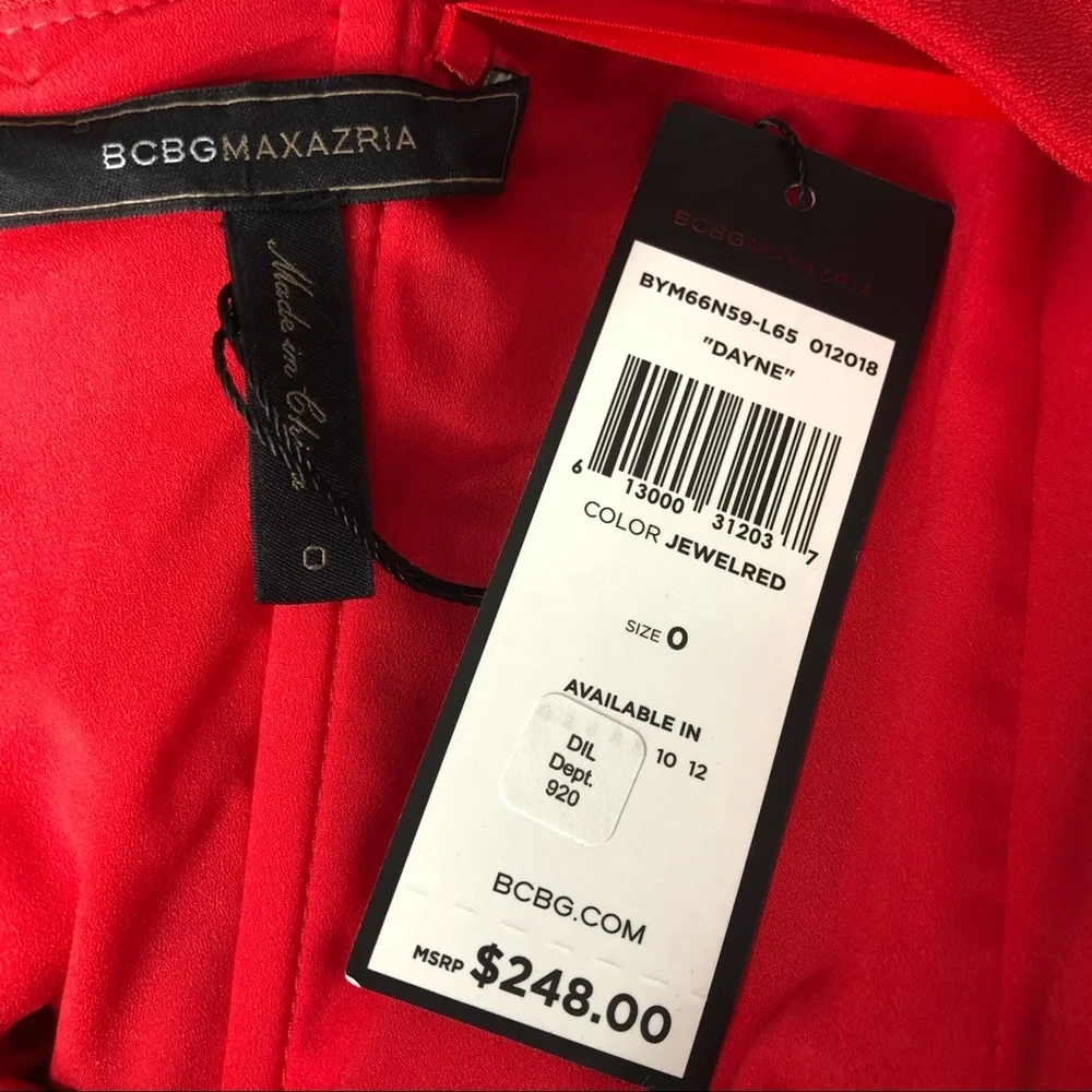 BCBGMaxazria Revolve Dayne Fitted Mini Dress